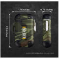 Outdoor Waterproof Windproof Lighter Dual Arc Electric Lighters USB Rechargeable Lighter